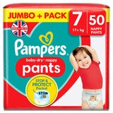 Pampers Baby Dry Pants Size 7,  50 Pack