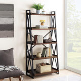 Bayside Furnishings Ladder Bookcase with 5 Fixed Shelves | Costco UK