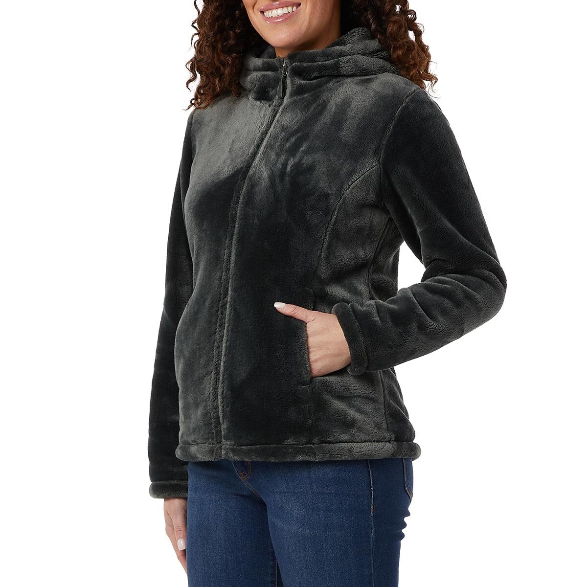 32 Degrees Women's Plush Fleece with Hood