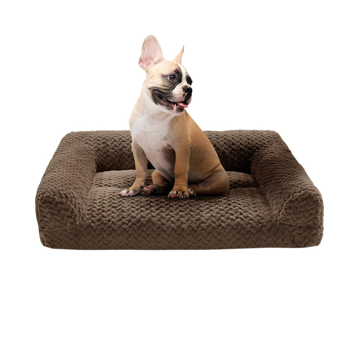 Kirkland Signature High Back Pet Sofa Bed, 56cm x 71cm in Brown