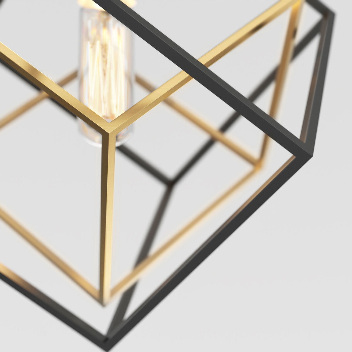 Artika Imperium 1-Pendant Light Fixture in Black & Gold PDT1-IM-5LBG40 at costco.co.uk