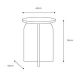 Gallery Amalfi White Marble Side Table Gallery Amalfi White Marble Side Table