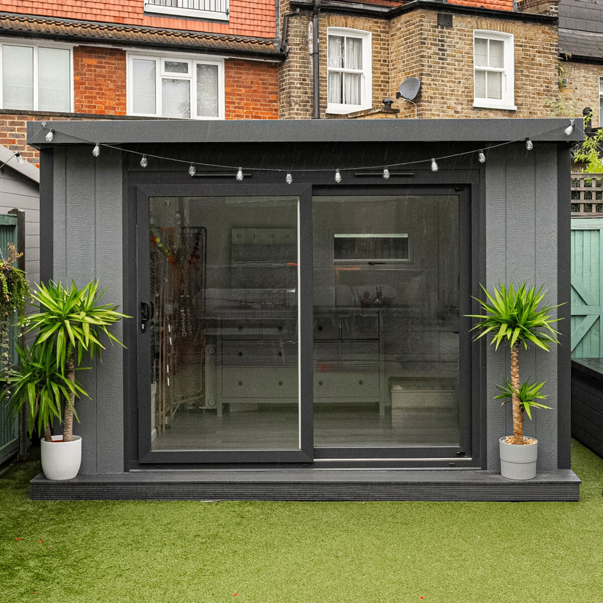 Installed Green Retreats Basebox Garden Room 3.6m x 2.4m