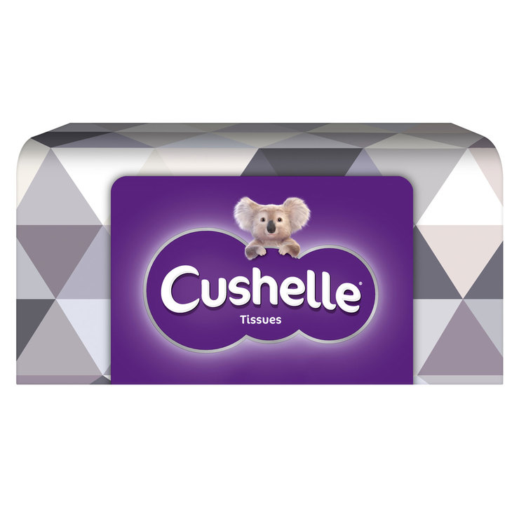 Cushelle 4Ply Facial Tissues, 8 x 80 Sheets Costco UK