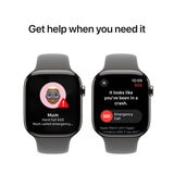 Buy Apple Watch Series 10 + Cellular, 46mm Natural Titanium Case with Stone Grey Sports Band M/L, MWYA3QA/A at costco.co.uk