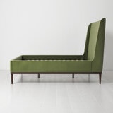 Swyft Bed 02 Green Velvet Bed Frame, King