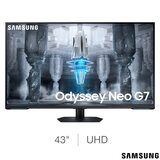 Samsung Odyssey G55C 43 Inch 4K UHD 144Hz Curved Gaming Monitor, LS43CG700NUXXU at Costco.co.uk