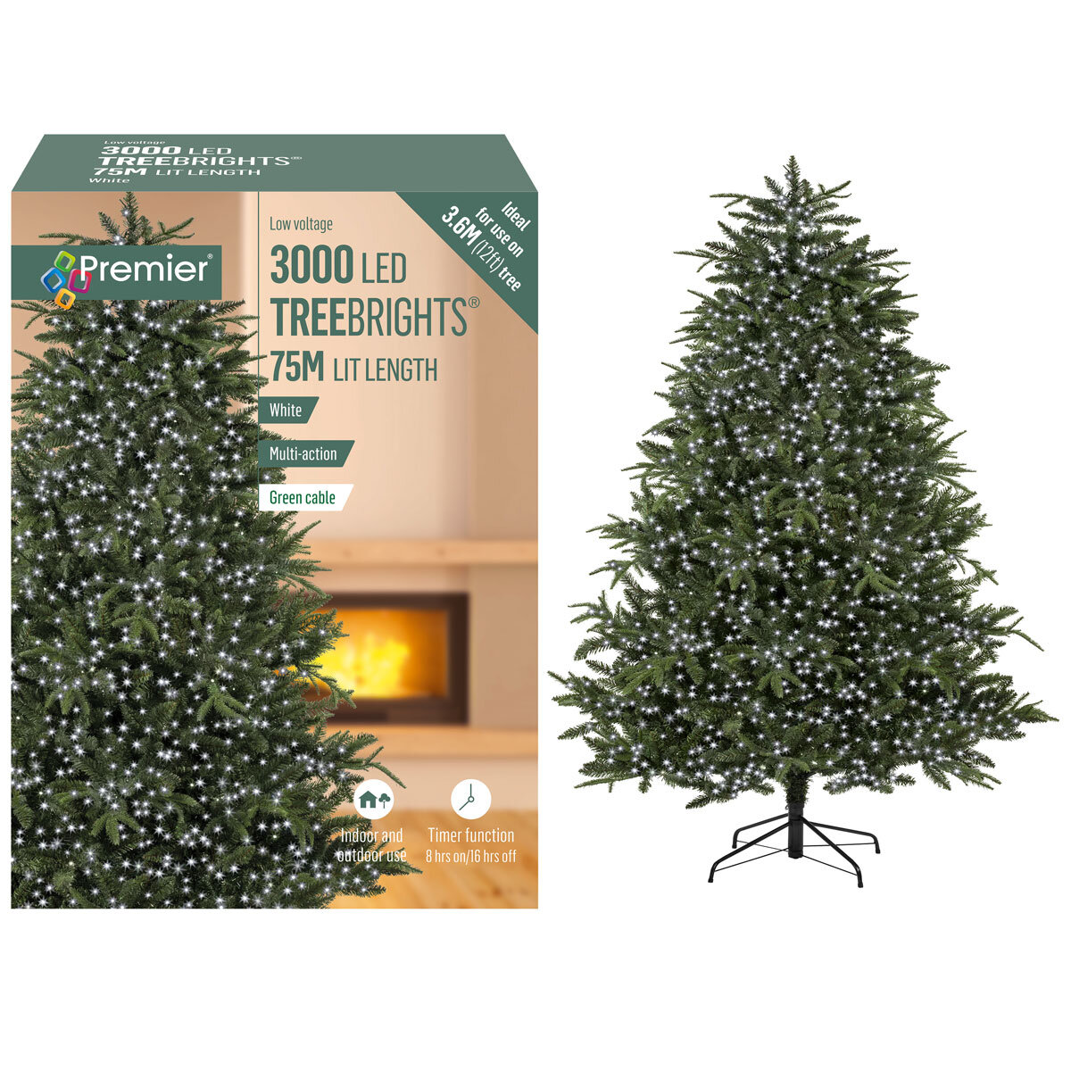 3000 christmas outlet tree lights