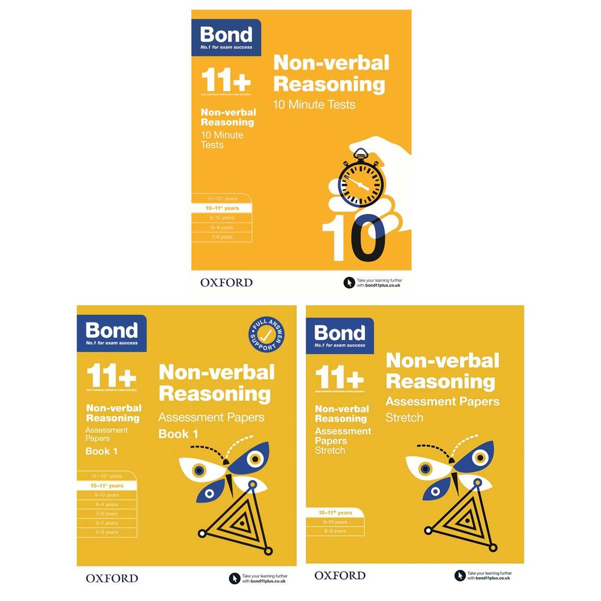 Bond 11+ Assessment Papers 3 Pack, Age 10-11