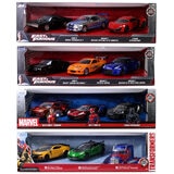 1:32 Scale Marvel Avengers, Transformers or Fast And Furious Free Rolling Die-Cast Vehicle Assortment - 3 Vehicle Pack (3+ Years)