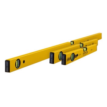 STABILA Trade Pack - Professional Spirit Levels in 40cm, 60cm + 120cm