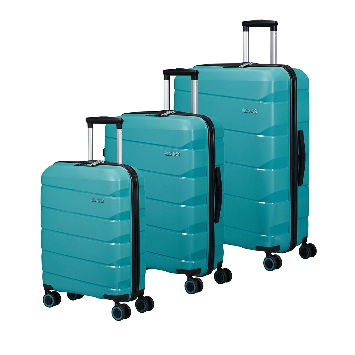 American Tourister Air Move 3 Piece Luggage Set in Teal