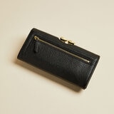 Ted Baker Alyssa Teardrop Crystal Leather Purse in Black