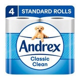 Andrex Classic Clean Toilet Roll, 4 Pack