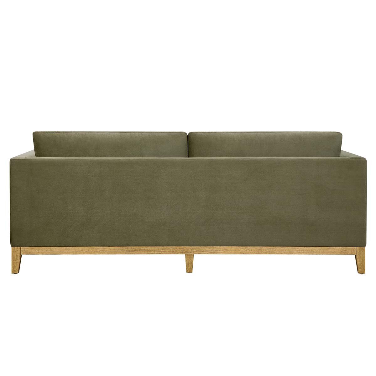 Thomasville Mokena Green Fabric 2 Seater Sofa with Storage Seats