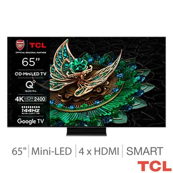 TCL 65Q9BK 65 Inch Mini LED 144Hz TV