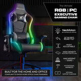 X Rocker Opal RGB Gaming Chair with LED Lights