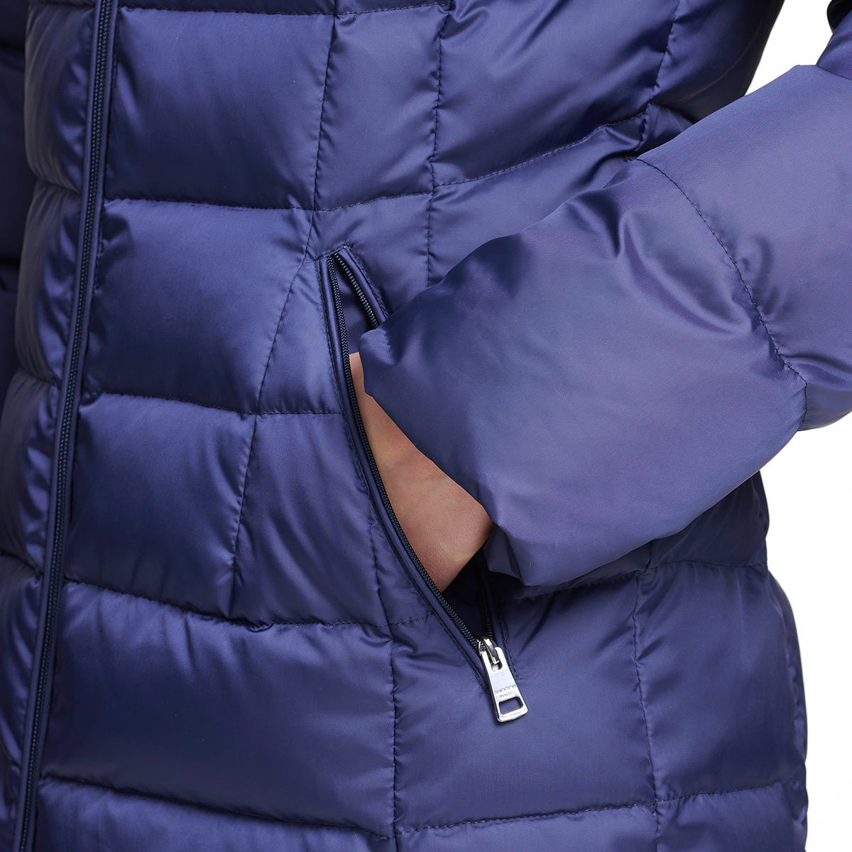 Andrew Marc Women's Short Down Jacket with Hood in Blue | Costco UK