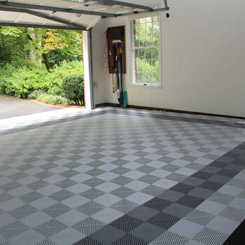 Swisstrax Ribtrax® Pro Vented Modular 19mm Garage Floor Tiles - 25 pack (400 x 400 x 19mm) 4m² per pack in 5 Colours