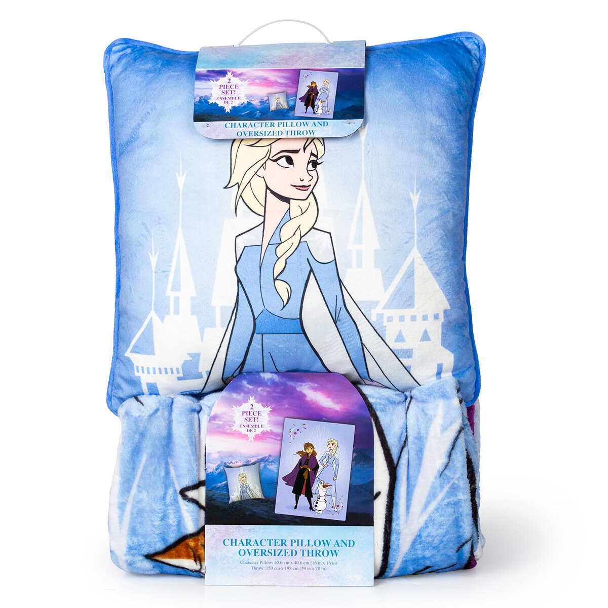 Disney Character Cushion & Throw Set, Frozen