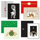 Burgoyne Hand Crafted Christmas Cards Assortment - 30 Pack