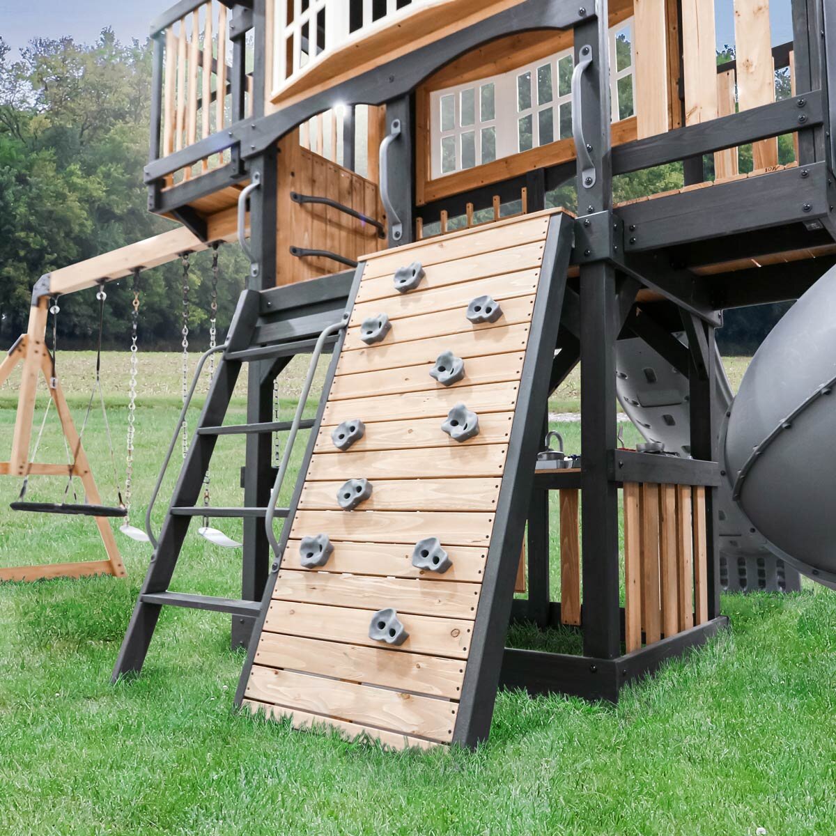 Backyard Discovery Magnolia Falls Playcentre and Swing Set