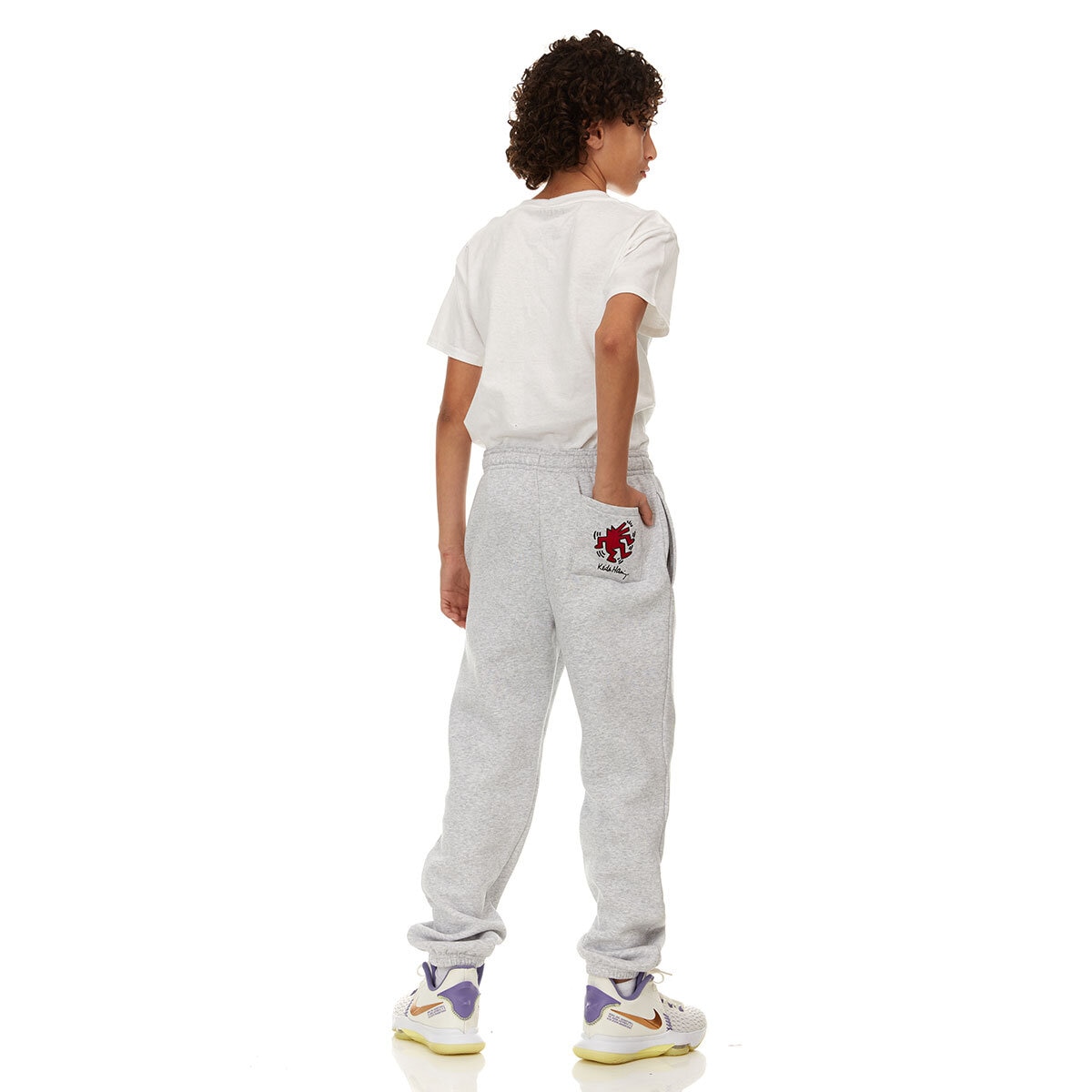 Keith Haring Youth Jogger in Grey