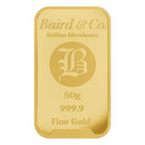 50g Gold Minted Bar