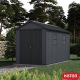 Keter Newton Plus 7ft 6" x 11ft 5" (2.3 x 3.5m) Storage Shed with Front Entry