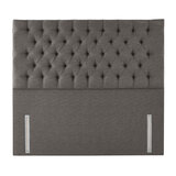 Pocket Spring Bed Company Ravello Light Grey Fabric Headboard in 3 Sizes