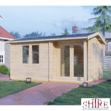 Delivered Shire Thetford 44mm Log Cabin 15ft x 10ft (4.5 x 3m)