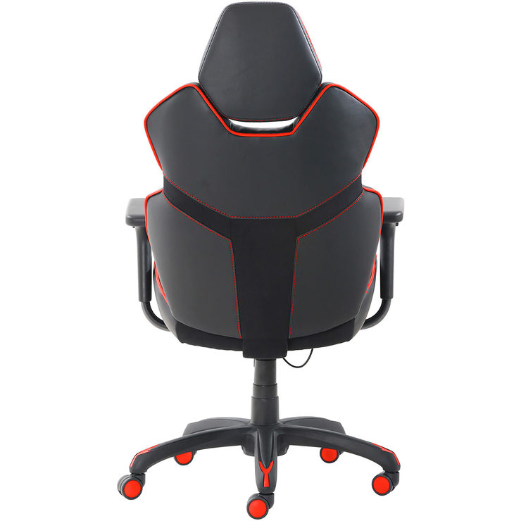 True Innovations DPS™ 3D Insight Lumbar Gaming Chair, Red Trim | Costco UK