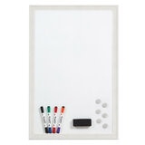 MessageStor® 24"x36" Magnetic Dry Erase Board with Accessories, White Frame