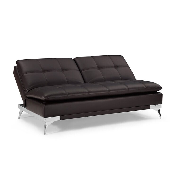 Sealy Brown Convertible Eurolounger with Storage Ottoman | Costco UK