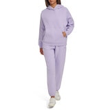 DKNY Sport Fleece Hoodie in Lilac