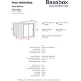 Installed Green Retreats Basebox Garden Room 2.4m x 3m