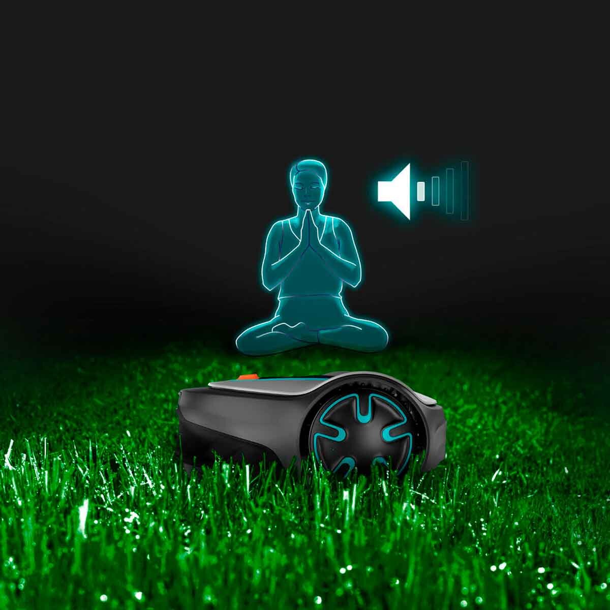 Gardena Sileno Minimo Smart Robotic Lawn Mower + Charging Station (500m² Cutting Area)