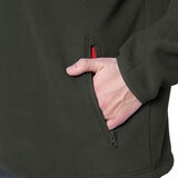 Mondetta Mens Quarter Zip Pullover in Green