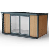 Installed Green Retreats Basebox Plus Garden Room 4.2m x 2.4m