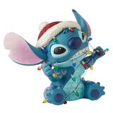 Buy Dinsey Traditions Stitch Wrapped in Christmas Lights Item Image at costco.co.uk