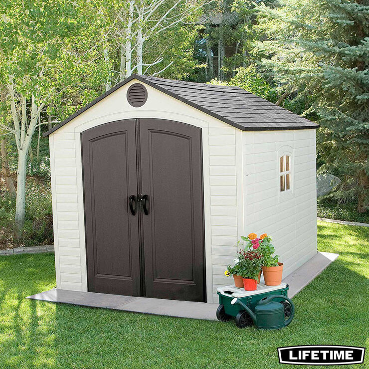 Lifetime 8ft x 10ft (2.4 x 3m) Outdoor Storage Shed | Costco UK