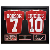 Robson & Hughes double signed shirt display