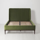 Swyft Bed 02 Green Velvet Bed Frame, Super King