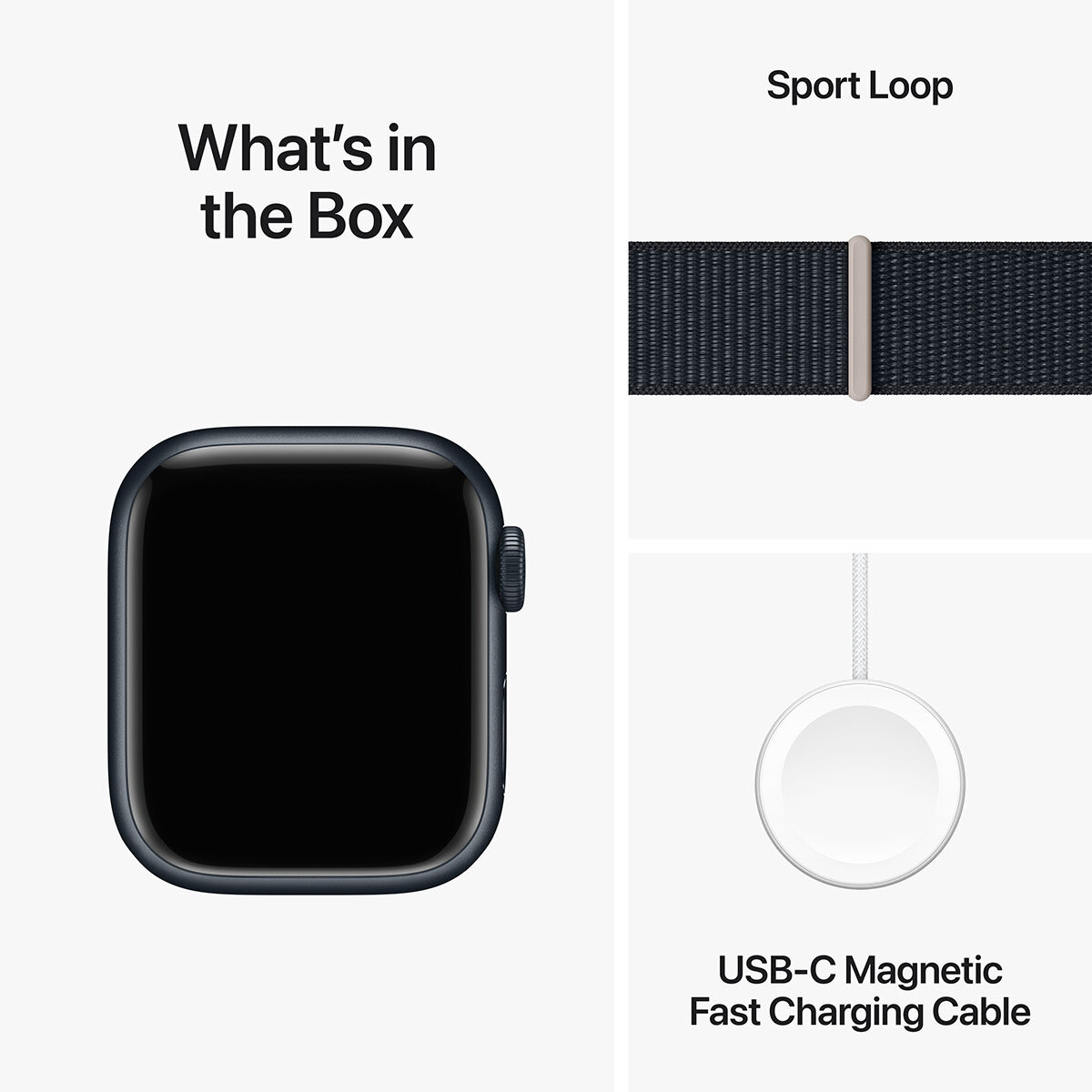 BUY Apple Watch Series 9 GPS, 41mm Midnight Aluminium Case with Midnight Sport Loop S/M, MR8Y3QA/A @costco.co.uk