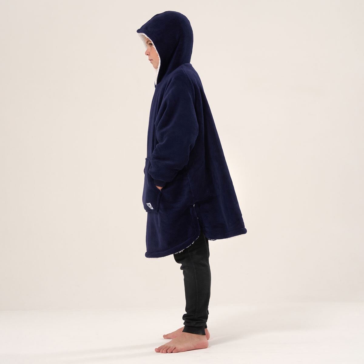 DKNY Kids Oversized Hoodie in Navy