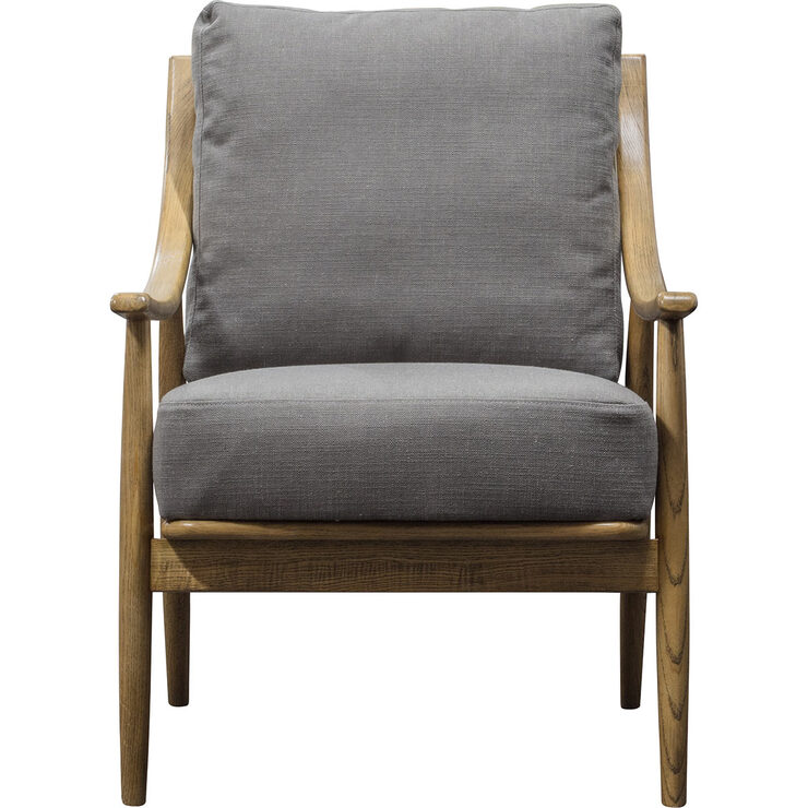 Gallery Ashford Dark Grey Linen Armchair Costco UK