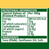 John West Tuna Chunks in Sunflower Oil, 12 x 145g John West Tuna Chunks in Sunflower Oil, 12 x 145g