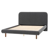 Gallery Rabley Dark Grey Fabric Bed Frame in 2 Sizes