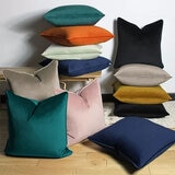 Opulence Large Velvet Cushion, 2 Pack in 8 Colours