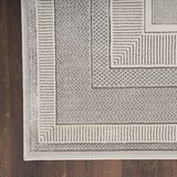 Glitz Silver Border Area Rug, 239 X 300 cm